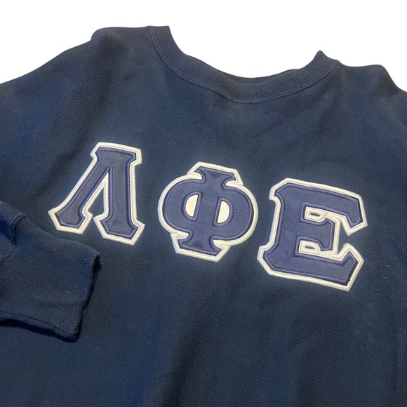 Champion Reverse Weave Sweatshirt XL Lambda Phi Epsilon Fraternity Vintage